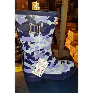 Joules Rain Boots/Rainboot - Blue Shark Camo